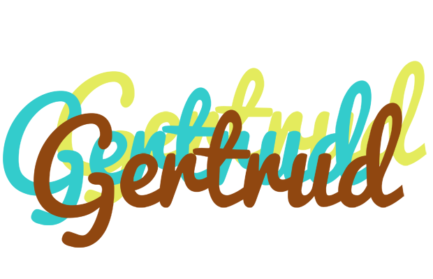 Gertrud cupcake logo