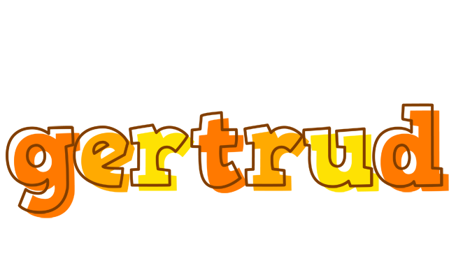 Gertrud desert logo