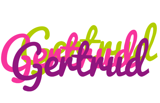 Gertrud flowers logo