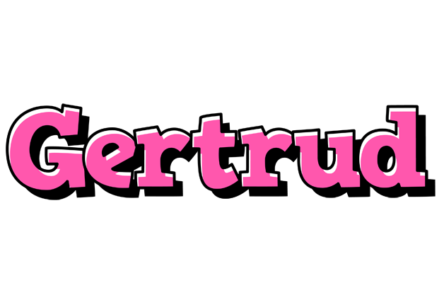 Gertrud girlish logo