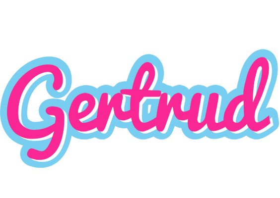 Gertrud popstar logo