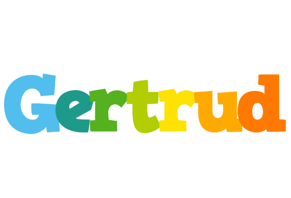 Gertrud rainbows logo
