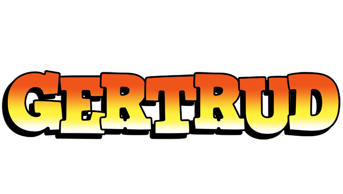 Gertrud sunset logo