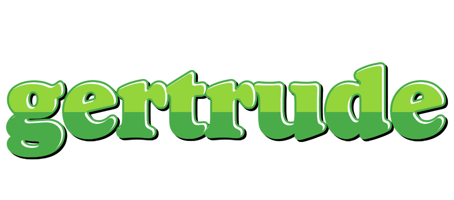 Gertrude apple logo