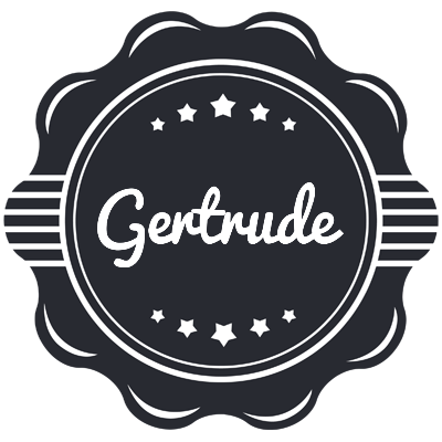 Gertrude badge logo