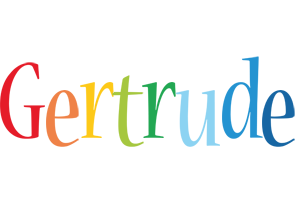 Gertrude birthday logo
