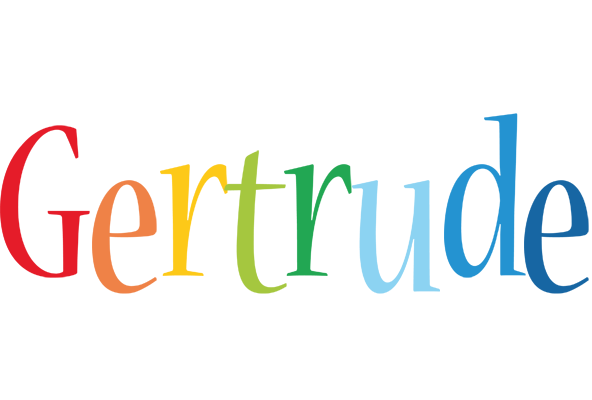 Gertrude birthday logo