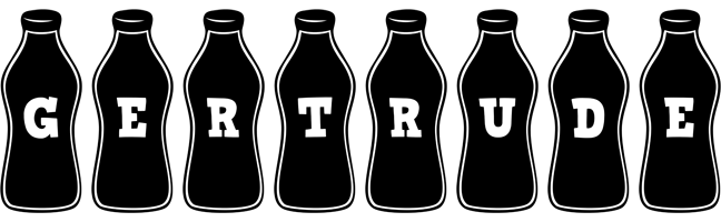 Gertrude bottle logo