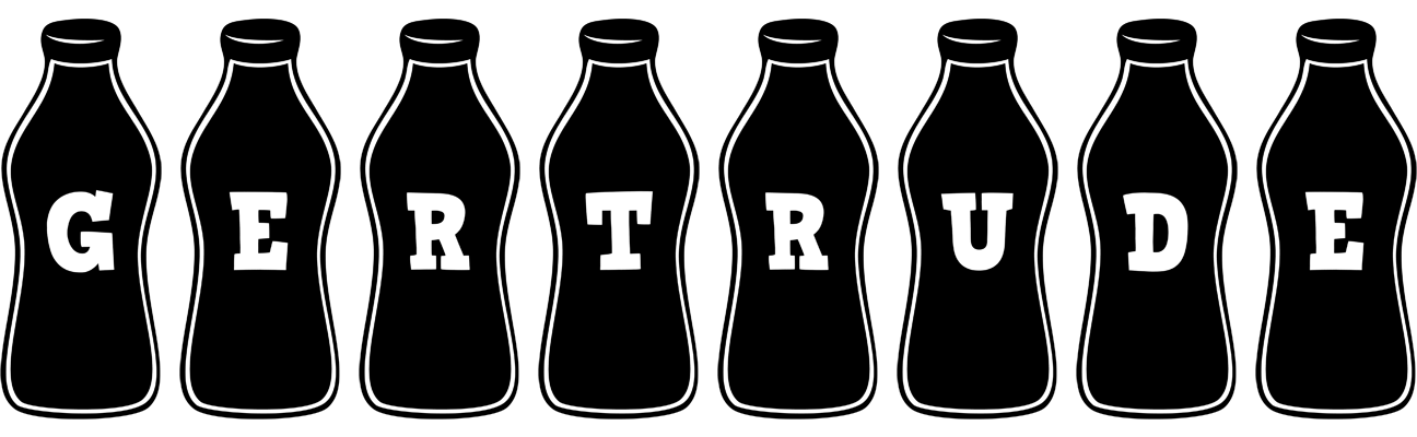 Gertrude bottle logo