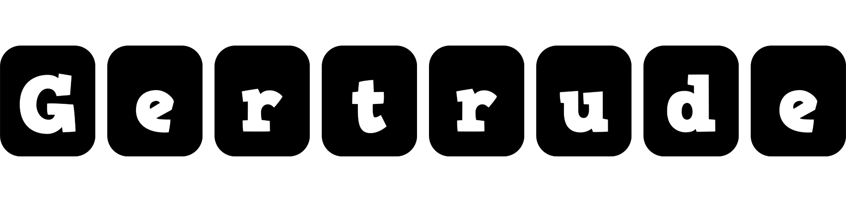 Gertrude box logo