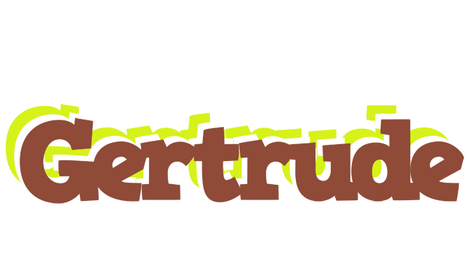 Gertrude caffeebar logo