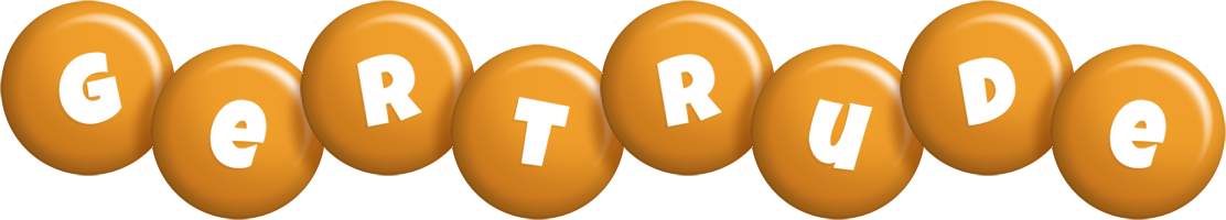 Gertrude candy-orange logo