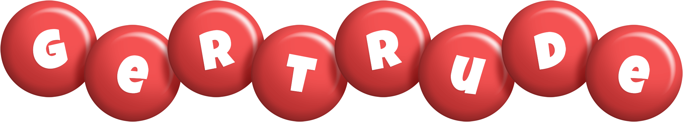 Gertrude candy-red logo