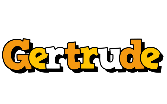 Gertrude cartoon logo