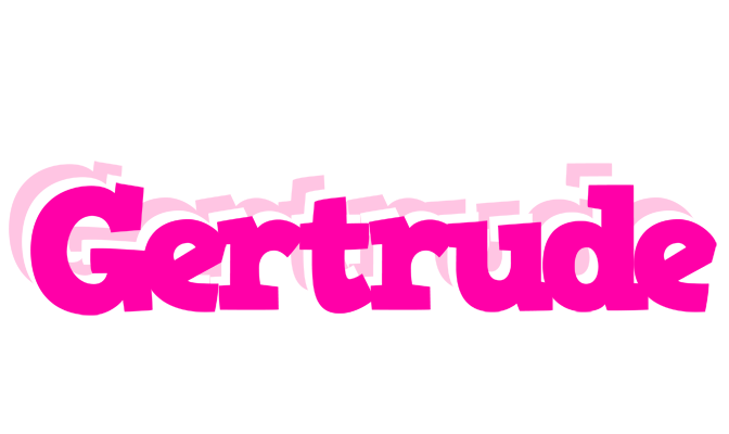 Gertrude dancing logo