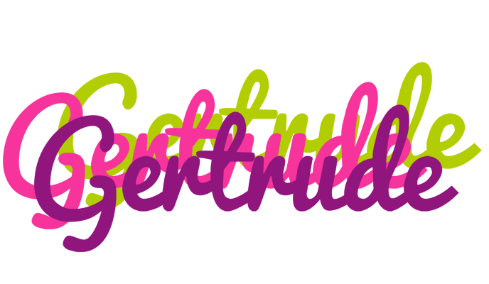 Gertrude flowers logo