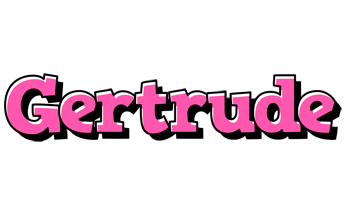 Gertrude girlish logo