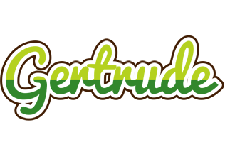 Gertrude golfing logo