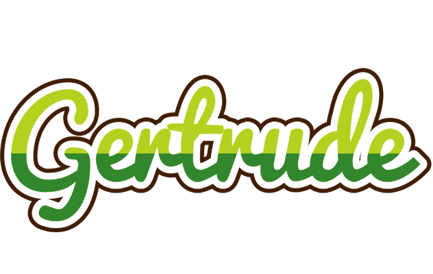 Gertrude golfing logo