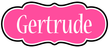 Gertrude invitation logo