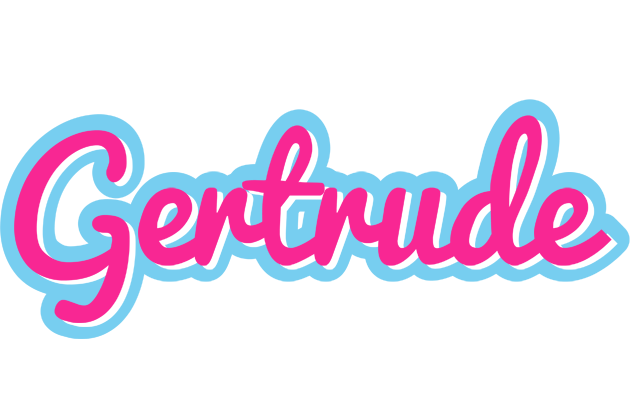 Gertrude popstar logo