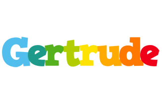 Gertrude rainbows logo