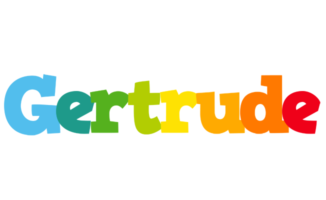 Gertrude rainbows logo