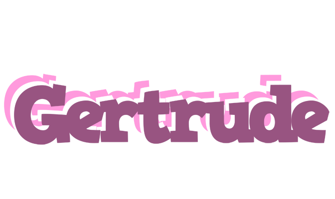 Gertrude relaxing logo