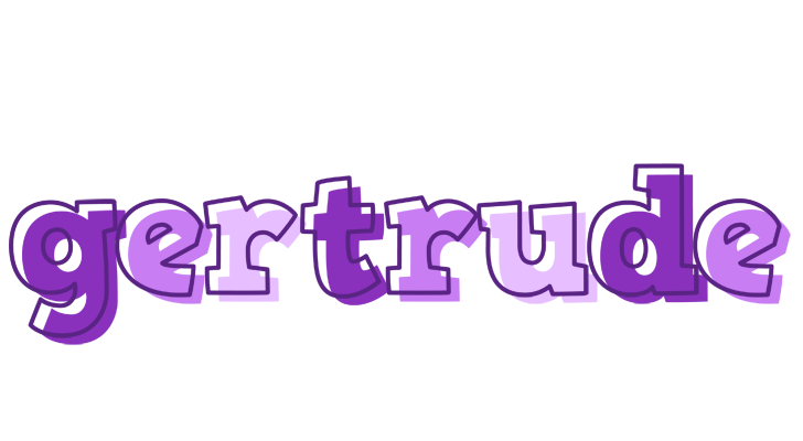 Gertrude sensual logo