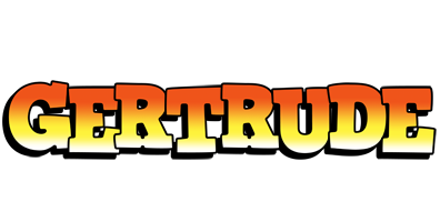 Gertrude sunset logo