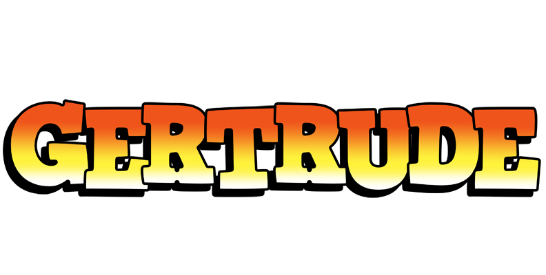 Gertrude sunset logo