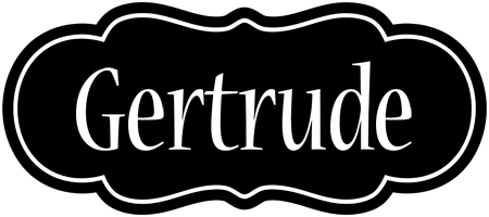 Gertrude welcome logo