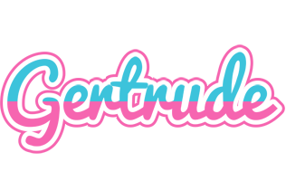 Gertrude woman logo