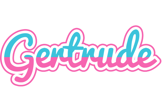 Gertrude woman logo