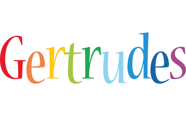 Gertrudes birthday logo