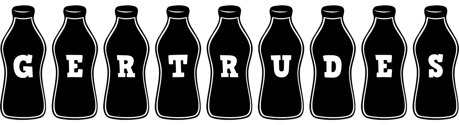 Gertrudes bottle logo