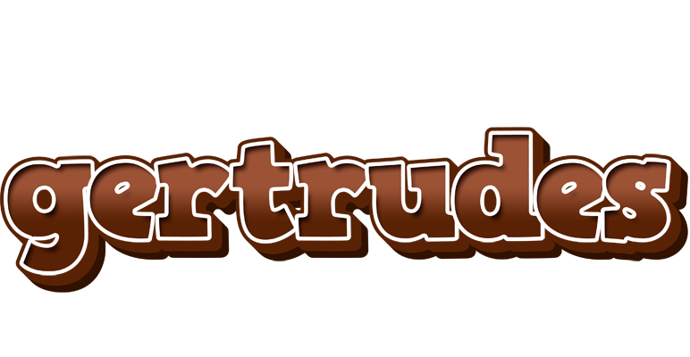 Gertrudes brownie logo