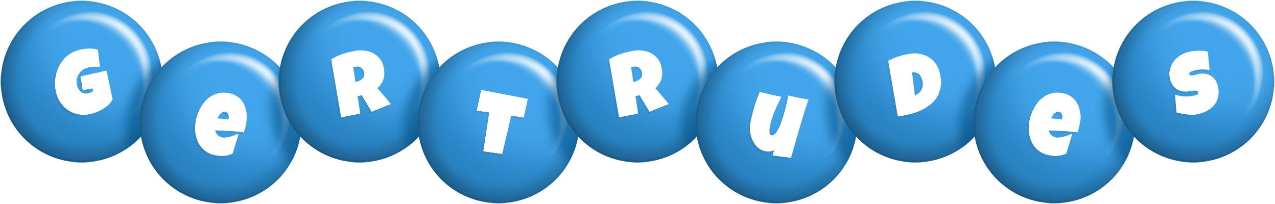 Gertrudes candy-blue logo