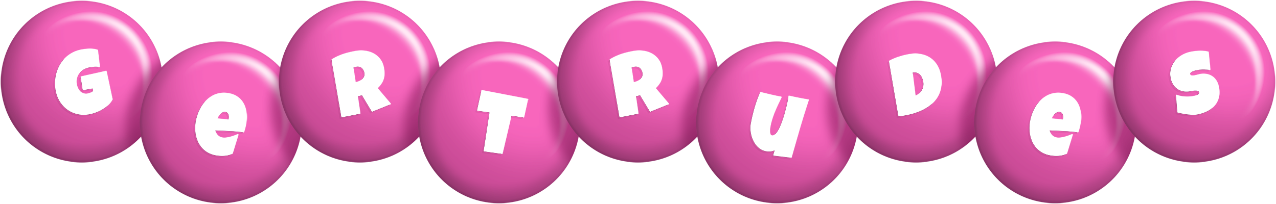 Gertrudes candy-pink logo