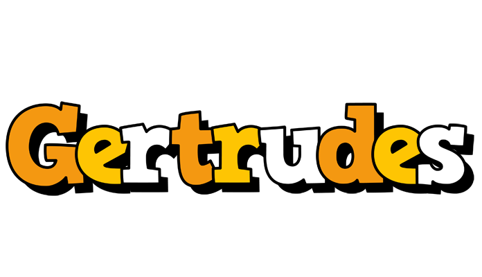 Gertrudes cartoon logo