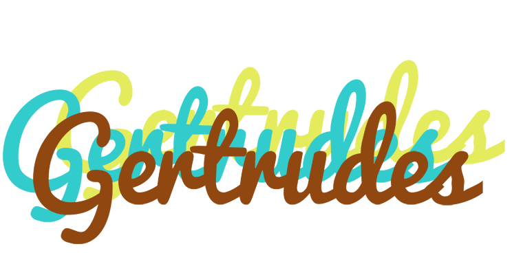 Gertrudes cupcake logo