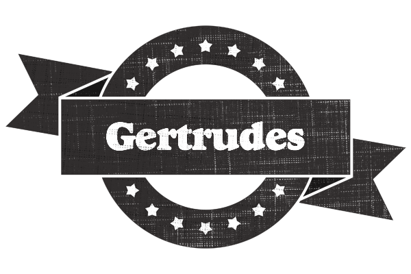 Gertrudes grunge logo