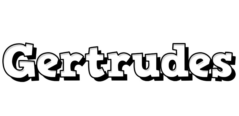 Gertrudes snowing logo