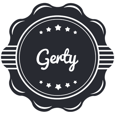 Gerty badge logo