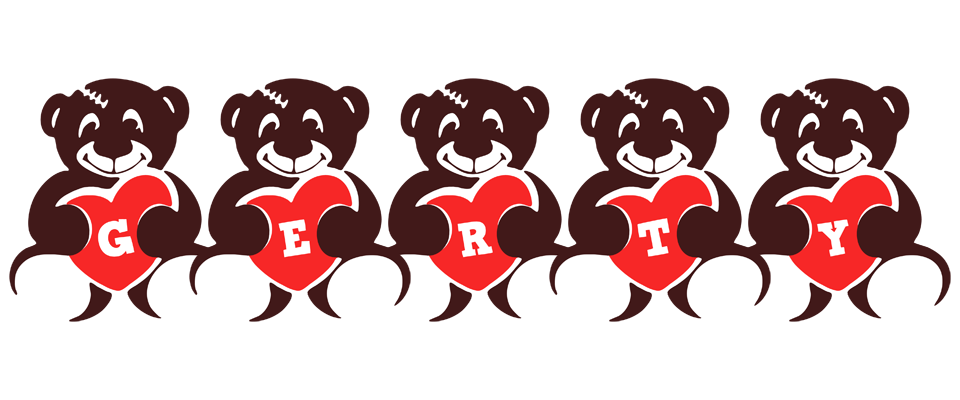 Gerty bear logo