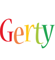 Gerty birthday logo