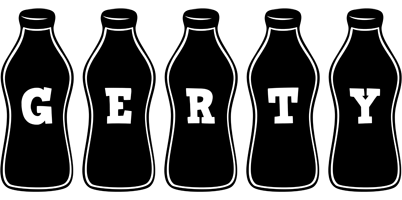 Gerty bottle logo