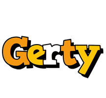 Gerty cartoon logo