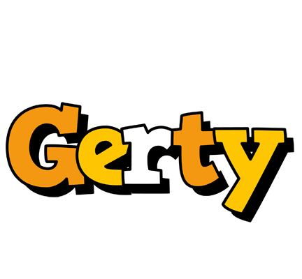 Gerty cartoon logo
