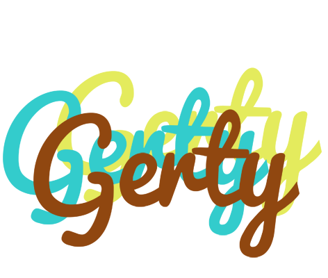 Gerty cupcake logo
